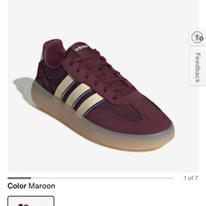 Adidas Barreda Decode Sneaker Womens Size 7 Maroon NEW